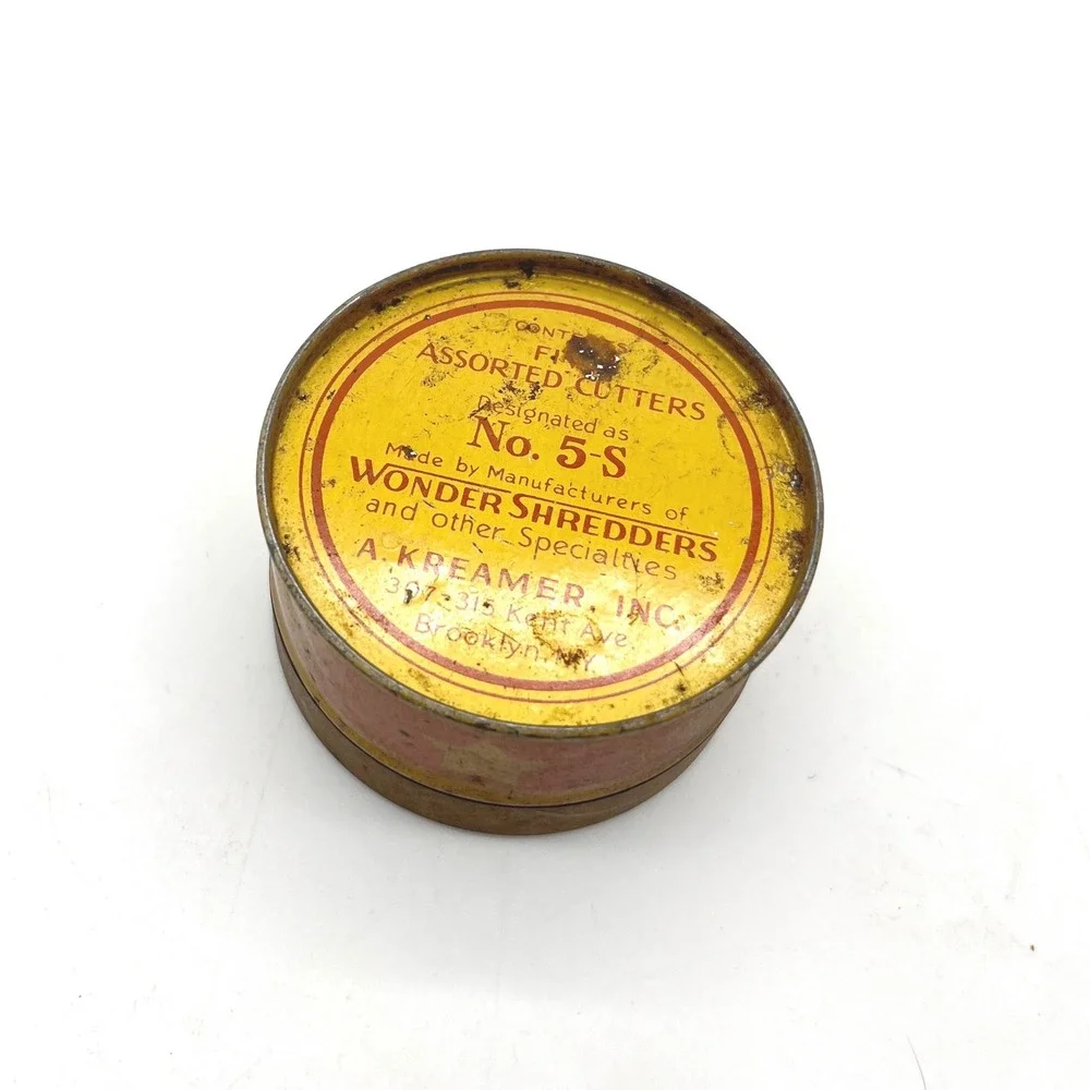 Vintage Advertising Tin Kreamer No‎ Hors d'oeuvres Garnishing Cutters
